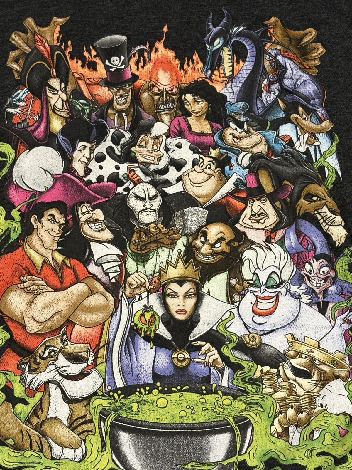 Disney Villains Gray Shirt Size XL gallery
