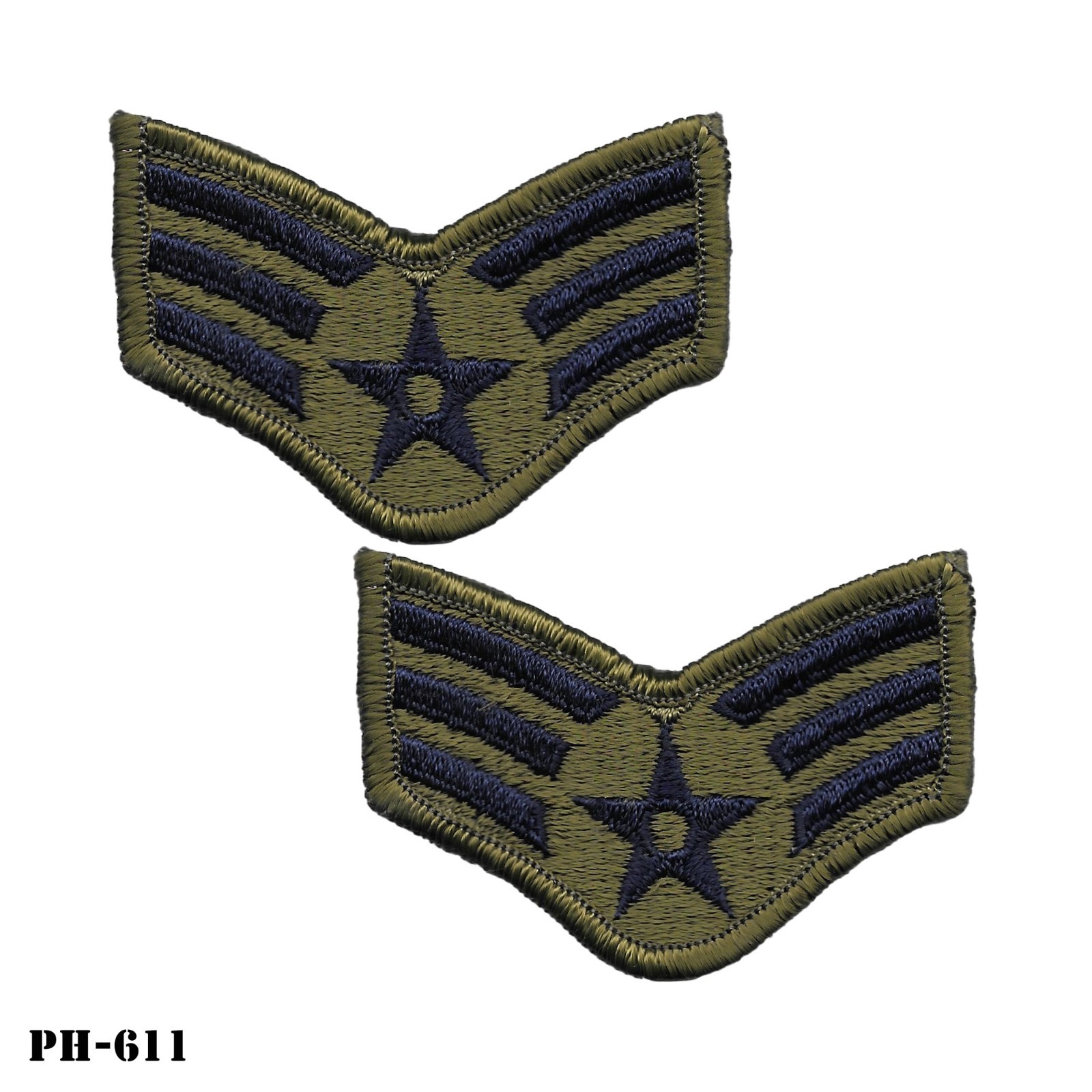 Senior Airman ~ US Air Force E-4 ~ SMALL Female Size ~ Subdued Patches ~ NEW