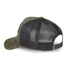 Leopard Print Dutch Hat Kaki One Size