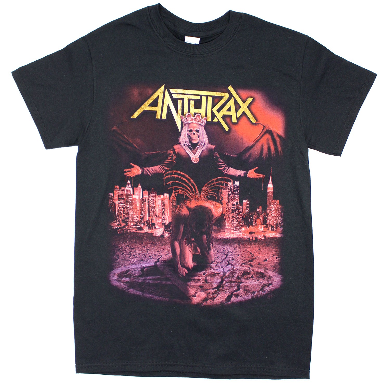 Men's Anthrax Bloody Wings N.A. 2016 Tour Tee T-shirt Small Black gallery