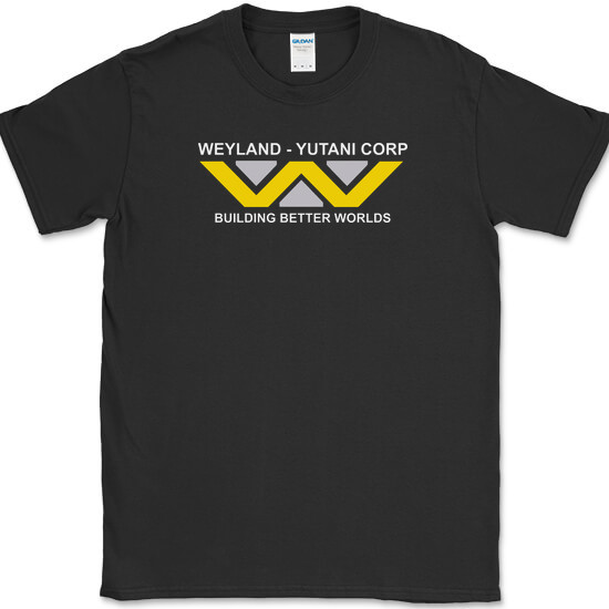 Weyland-Yutani Corporation T-Shirt Funny Aliens Movie Humor Graphic Tee gallery
