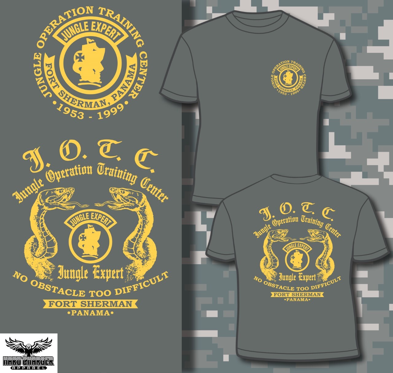 Ft. Sherman Jungle Operations Training Center Panama JOTC Jungle School T-shirt gallery