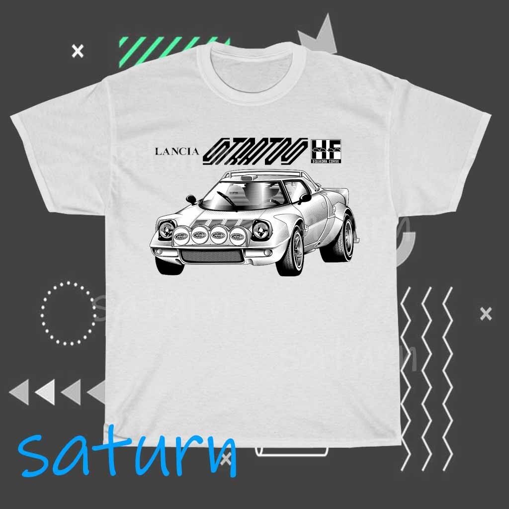 Lancia HF Squadra Corse Active Logo T-Shirt Funny Size S to 5XL gallery