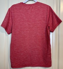 J.Crew Performance Mens Small Heathered Red Short Sleeve T-Shirt stretch comfort