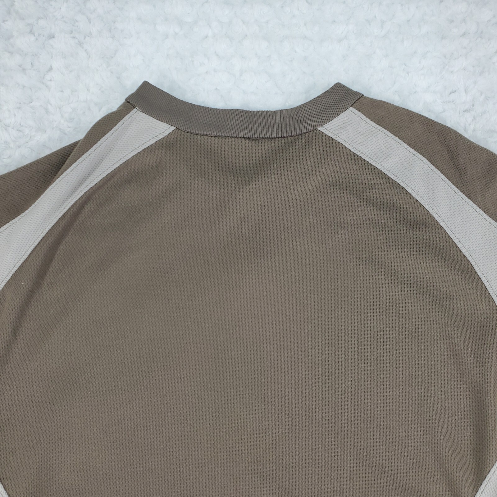 Vintage Pearl Izumi Cycling Shirt Men XL Brown 1/4 Zip Crew Neck Zip Back Pocket gallery