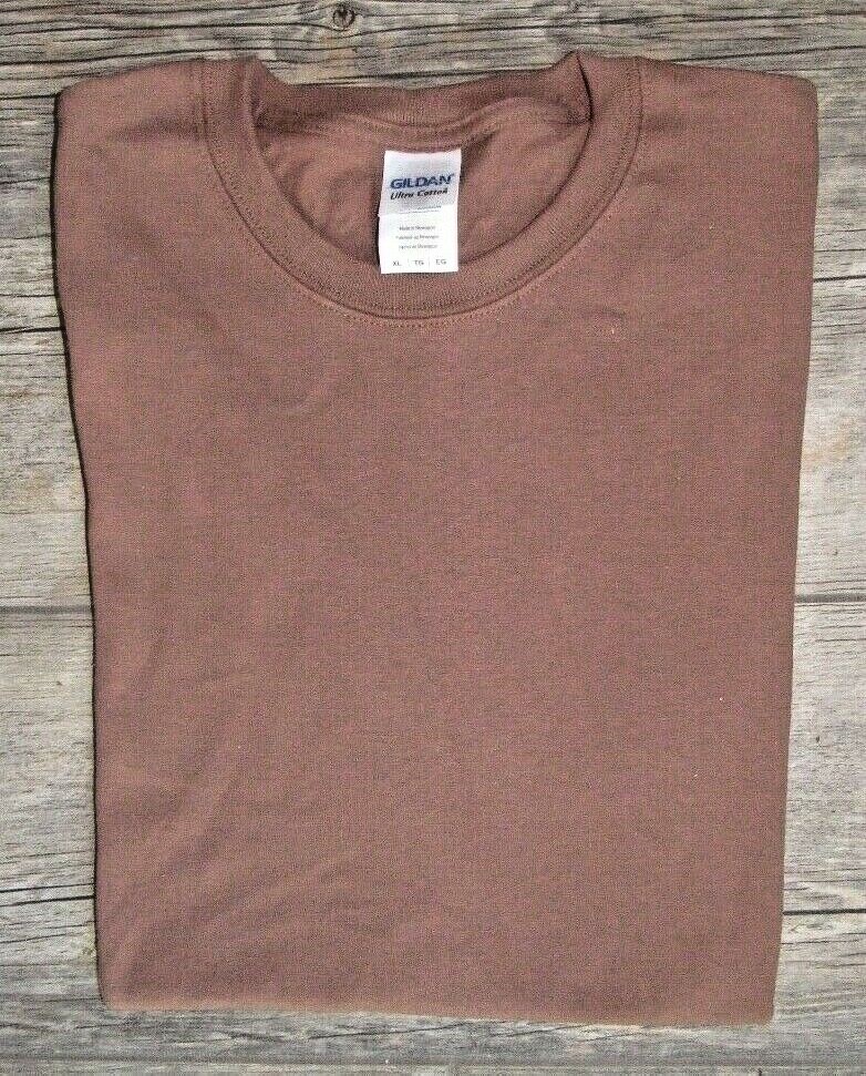 GILDAN Ultra Cotton Short Sleeve Tee Shirts Chestnut S-5XL NEW gallery