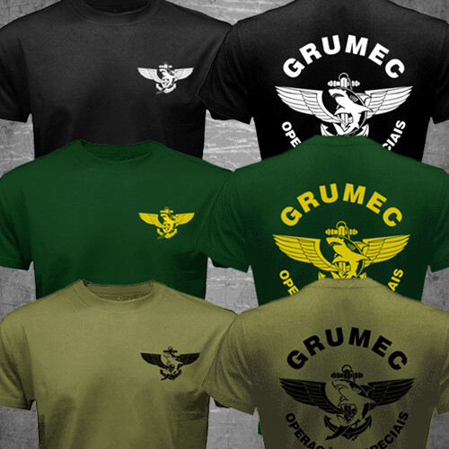 Brazilian Navy Combat Divers GRUMEC Special Forces T-shirt gallery