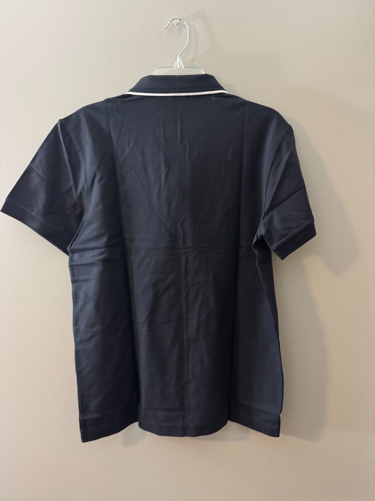 Hugo Boss Polston Zip Polo Slim-Fit Polo Size Medium M Black NEW Retail $129 gallery