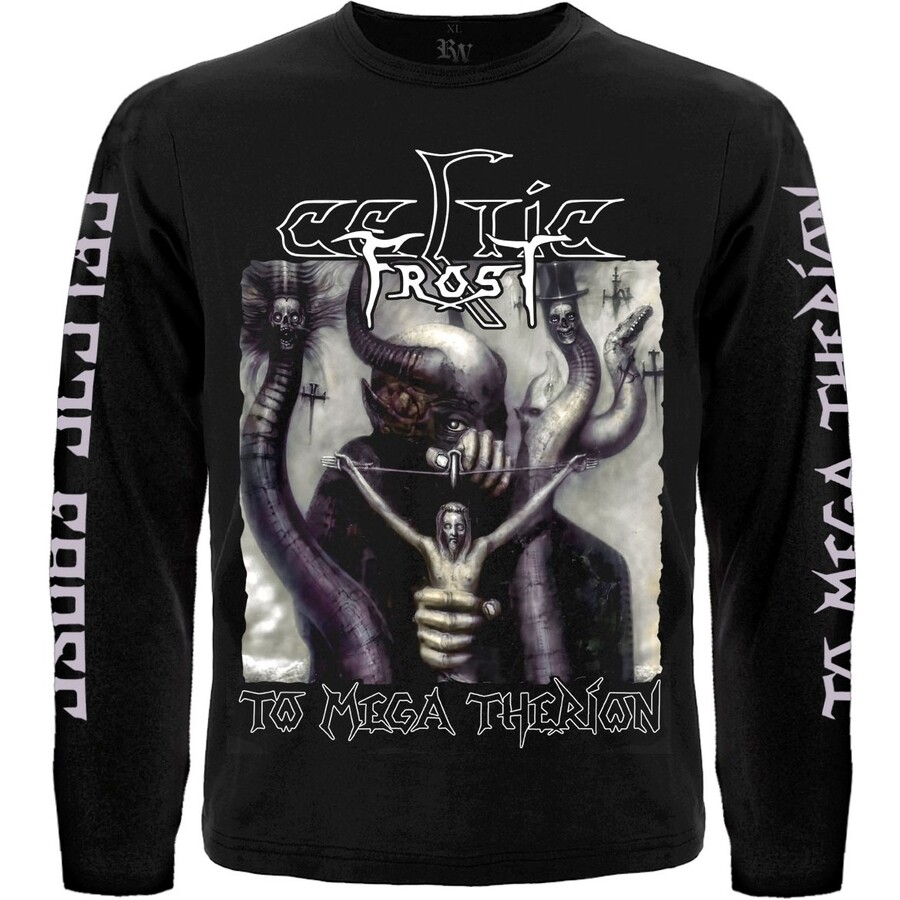 Celtic Frost "To Mega Therion" Long Sleeve Black T-Shirt bathory dark throne gallery