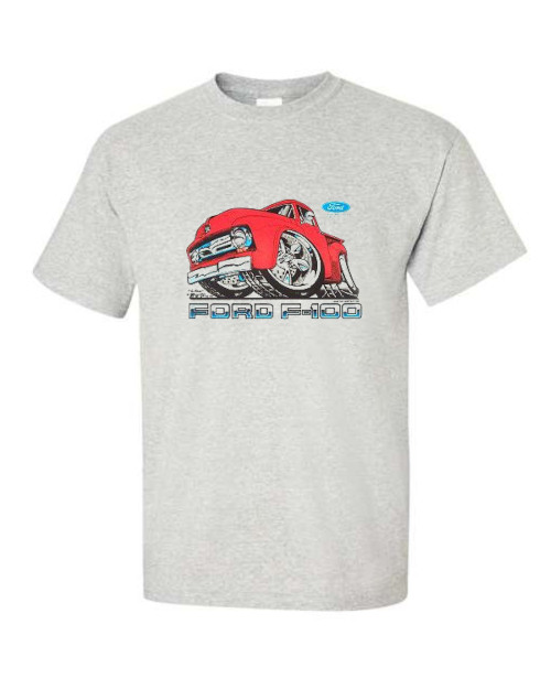 1953 Ford F-100 Series Pickup Truck T-shirt Single / Double Print gallery