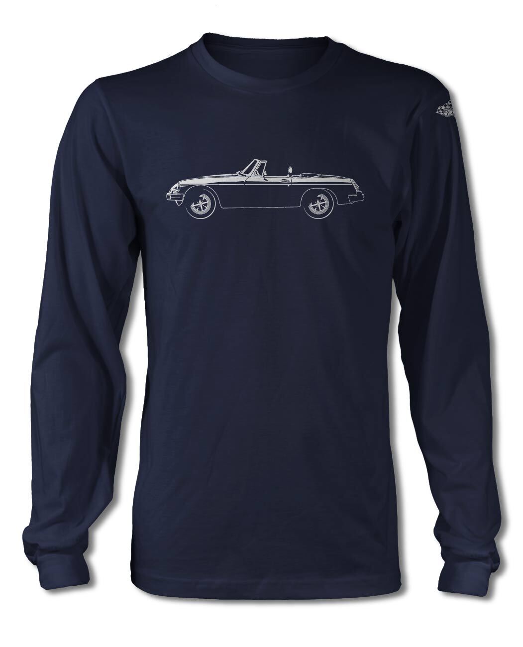 MG MGB MKIII Convertible T-Shirt - Long Sleeves - Side View gallery