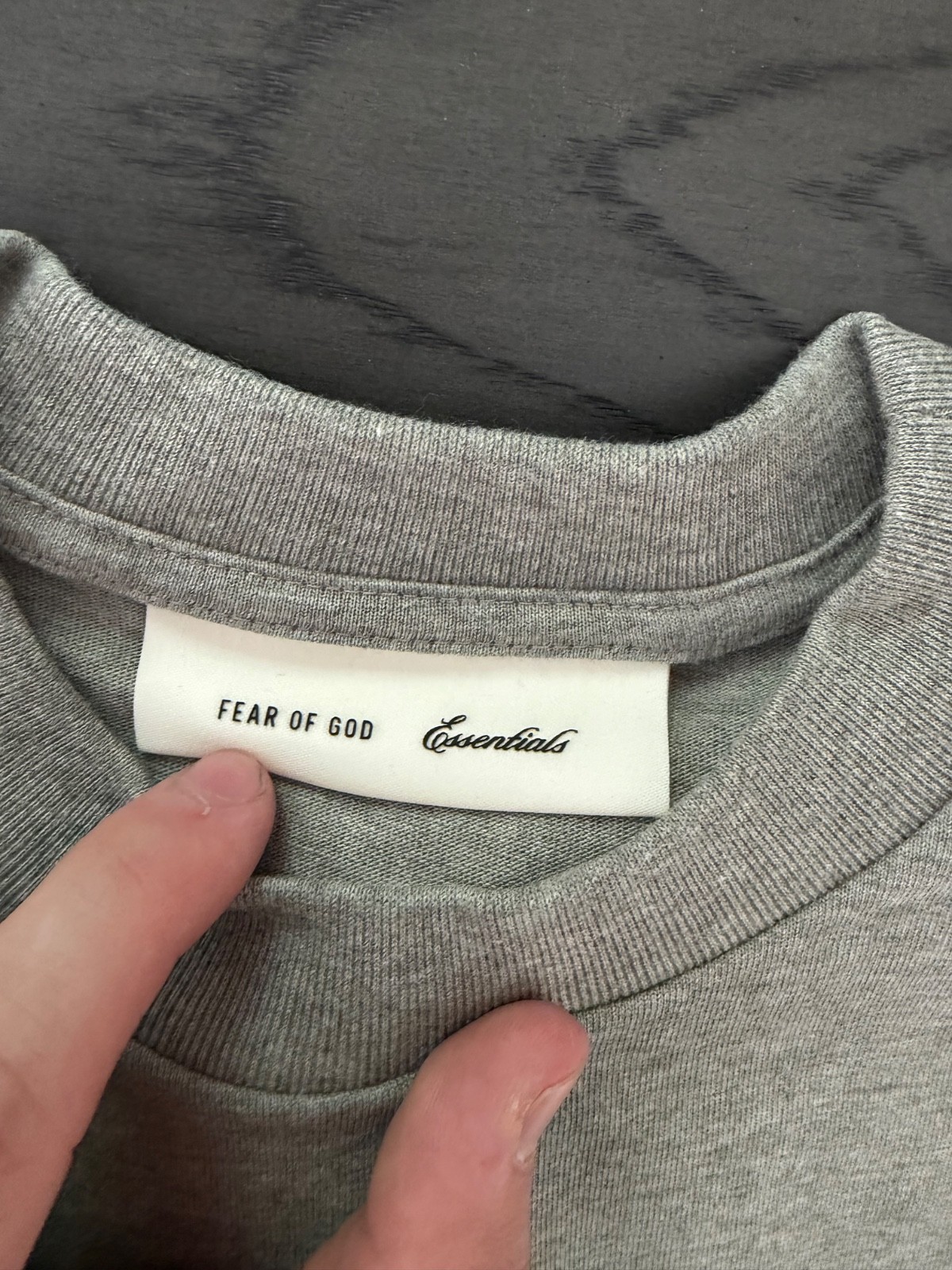 New Essentials Fear of God MLB LA Dodgers Gray Men's T-Shirt Medium $130 gallery