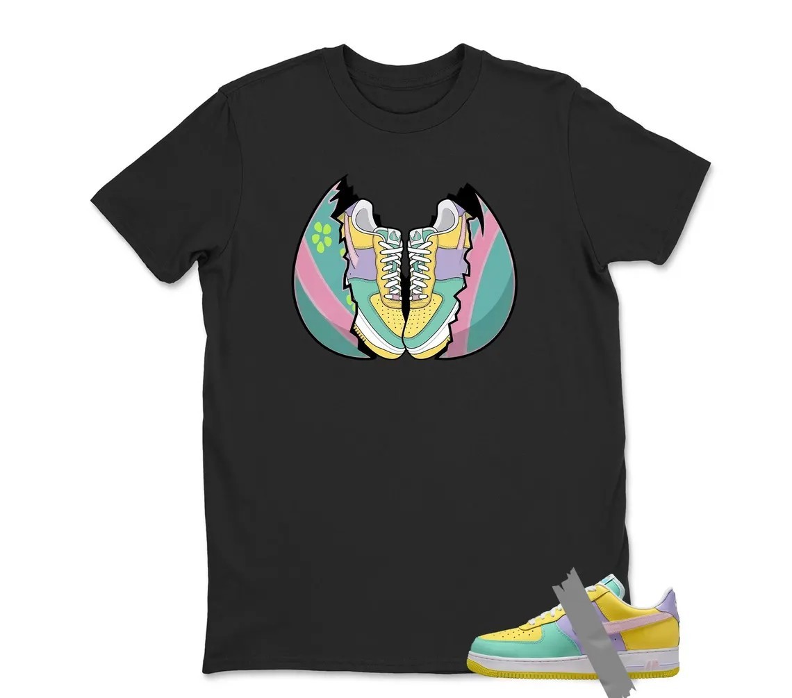 Shirt to match Dunk Easter Air Force 1 Emerald Rise Yellow Pulse Hydrangeas gallery