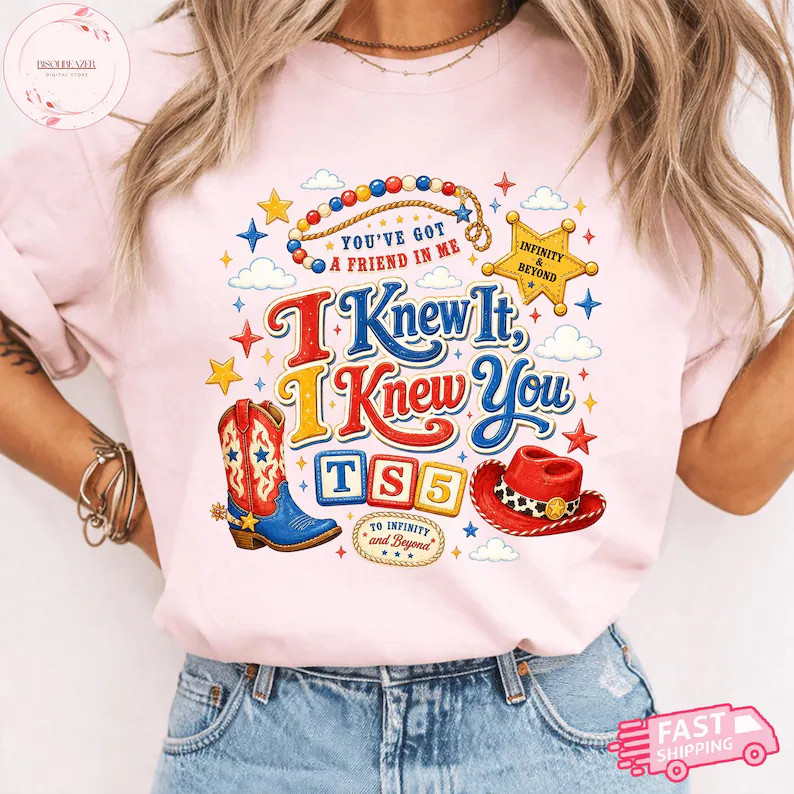 I Knew It I Knew You Shirt Retro Western Graphic Tee TS Inspired Friendship gallery