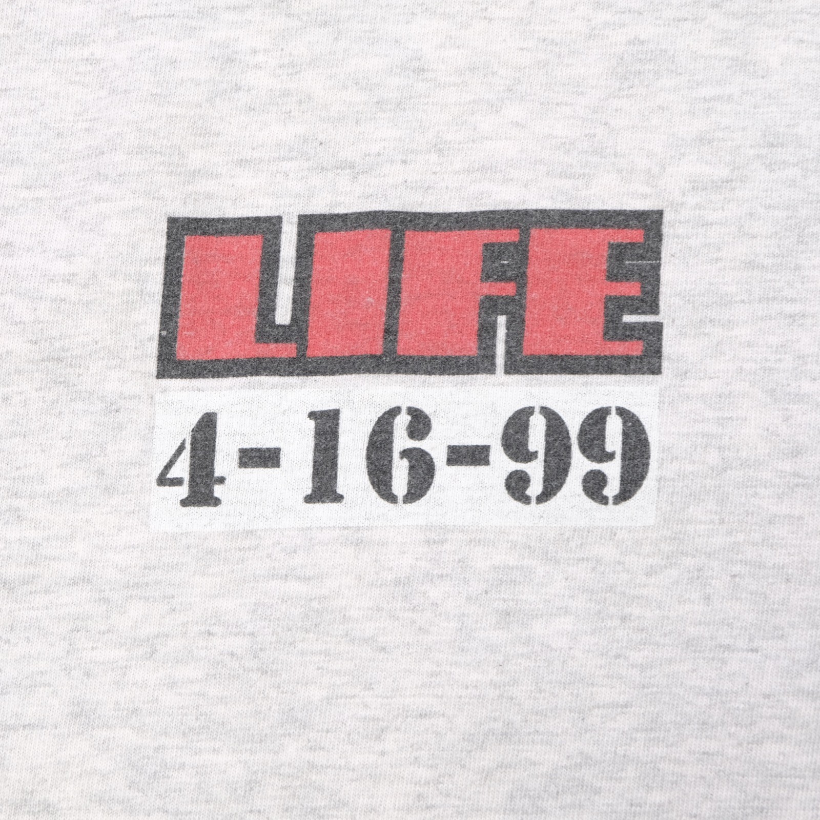 Rare VTG Life 1999 Movie Soundtrack T Shirt 90s R. Kelly Wycleaf Jean Gray XL gallery