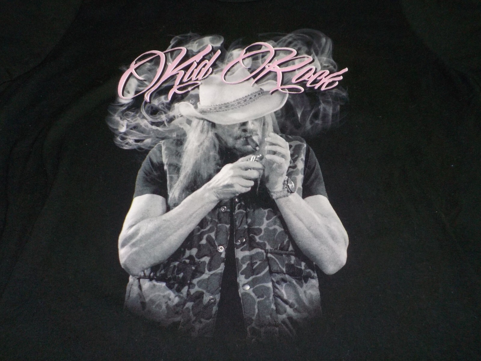 Kid Rock Short Sleeve Shirt Band Black Bad Reputation Tour 2022 See Measurement gallery