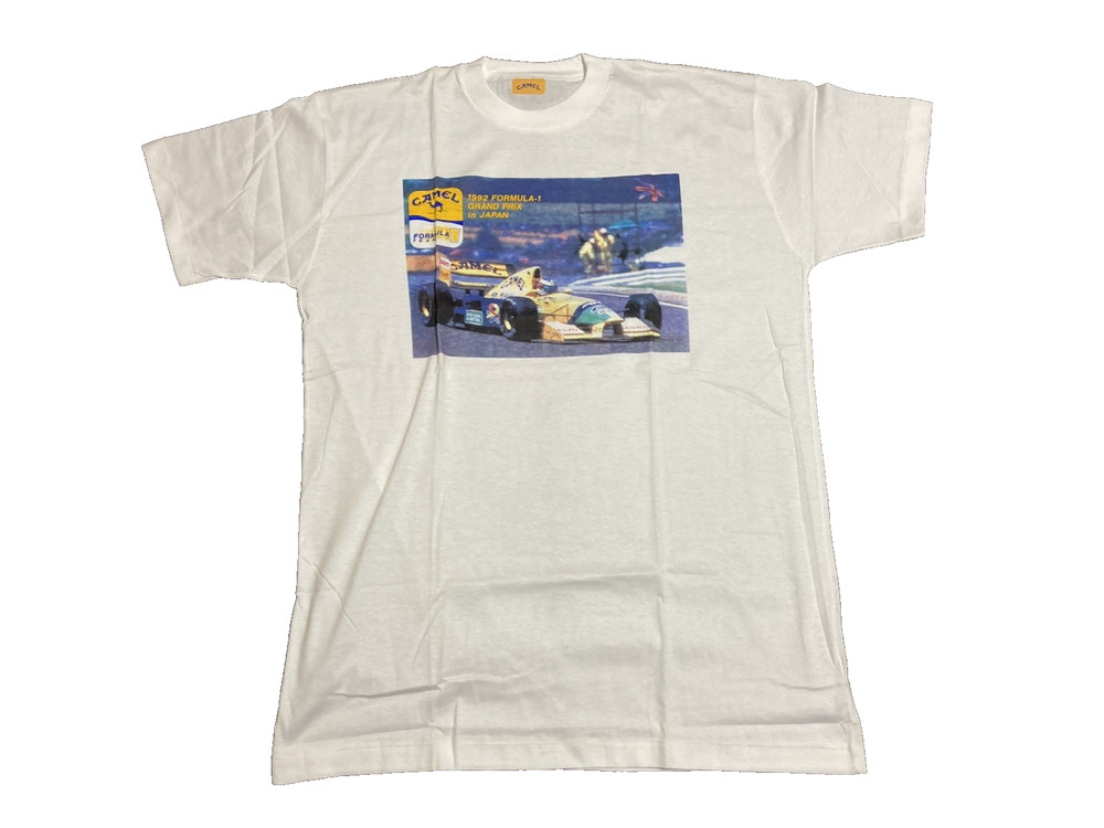 Camel Benetton Ford Formula 1 Japan Grand Prix Tee T Shirt One Size Vintage 1992
