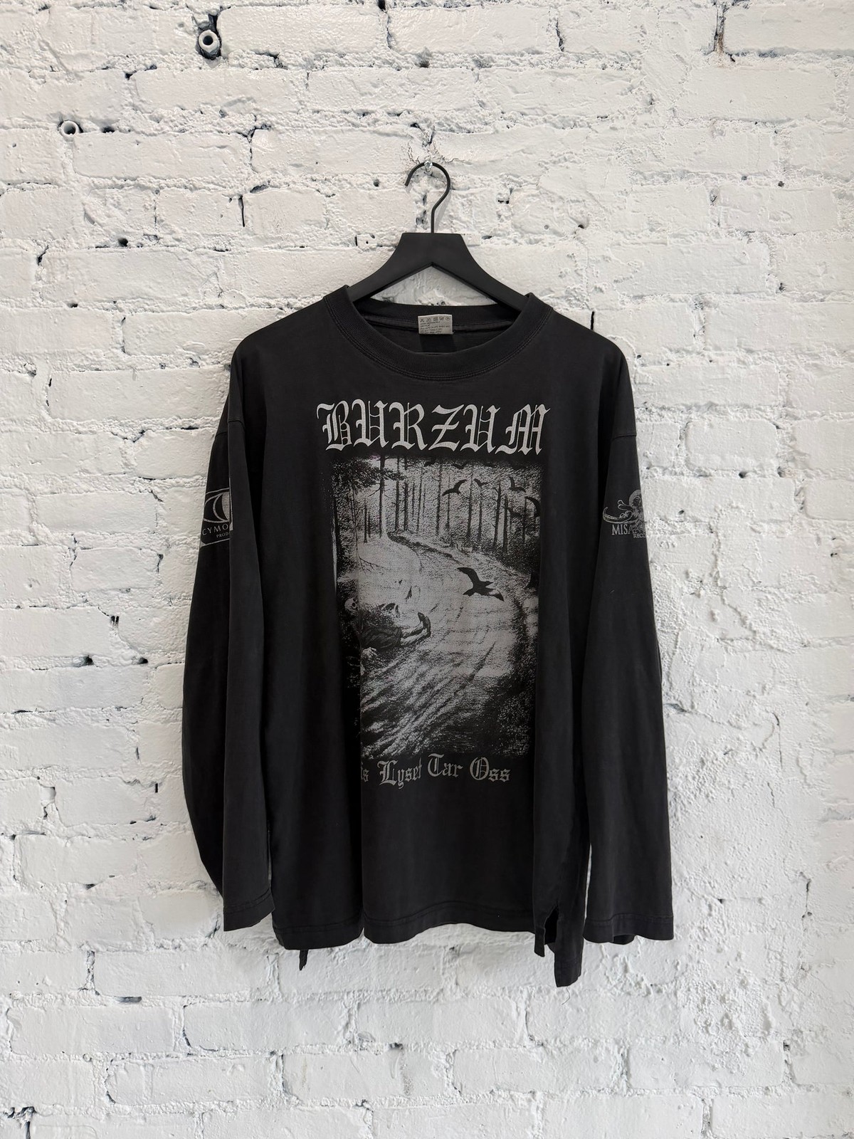 VTG 90s 1Burzum ‘Hvis Lyset Tar Oss 1994’ Reprint Long Sleeve T-Shirt All Size