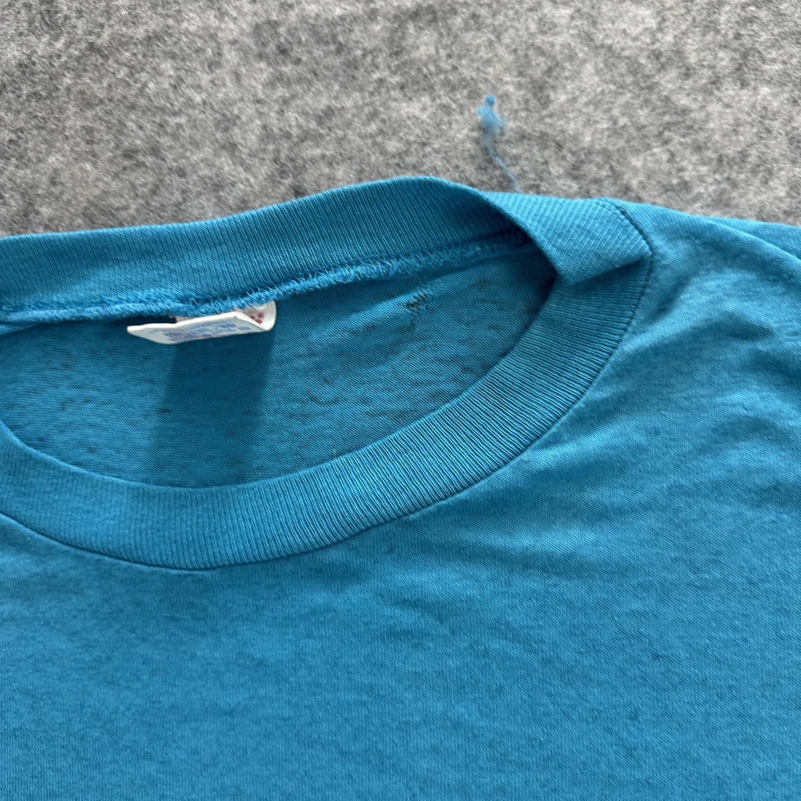 Vintage SERA Shirt Mens XL Blue Jerzees Made USA 50/50 Cotton Poly Soft Tee 90s gallery