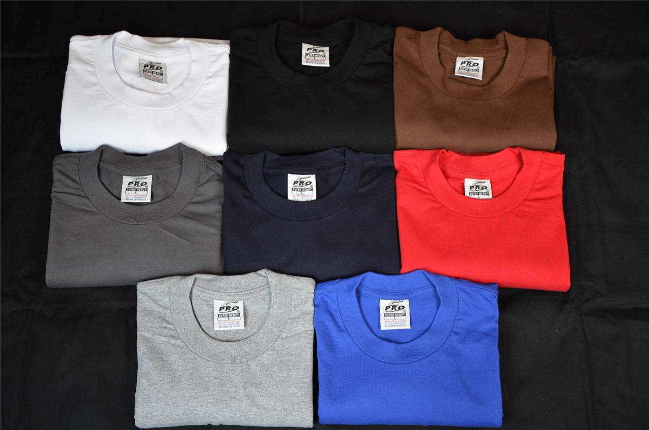 1 PRO5 SUPER HEAVY WEIGHT LONG SLEEVE T-SHIRT PLAIN COLOR S-7XL 1PC gallery