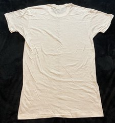 Sears Mens Store Vintage Plain White T Shirt Blank 100% Combed Cotton Large Tall