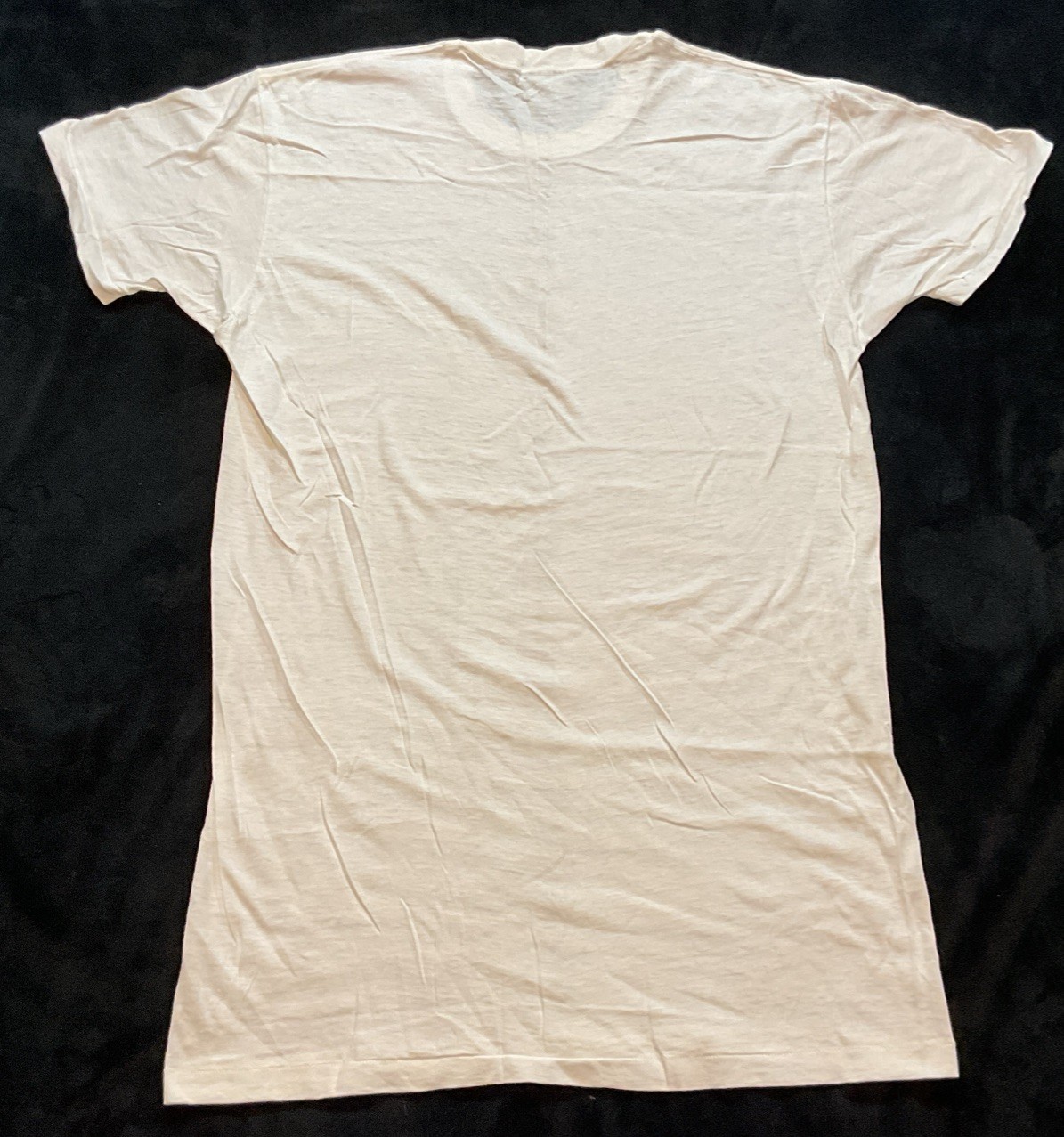 Sears Mens Store Vintage Plain White T Shirt Blank 100% Combed Cotton Large Tall gallery
