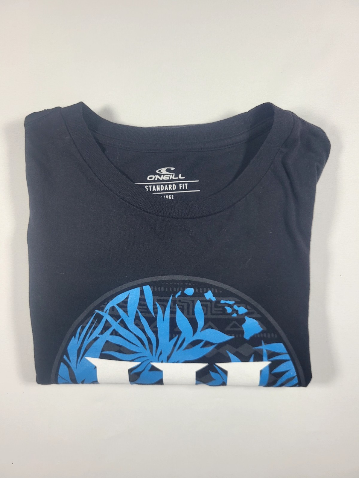 O'Neill Standard Fit Hawaii Graphic Print Crew Neck Short Sleeve T-Shirt L gallery