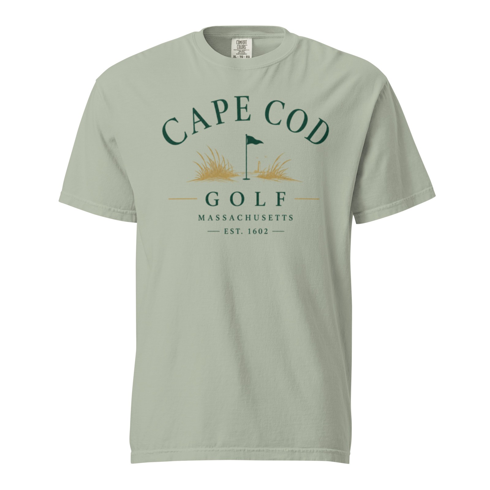 Cape Cod Golf Shirt Comfort Colors Massachusetts Coastal Golf Tee Gift gallery