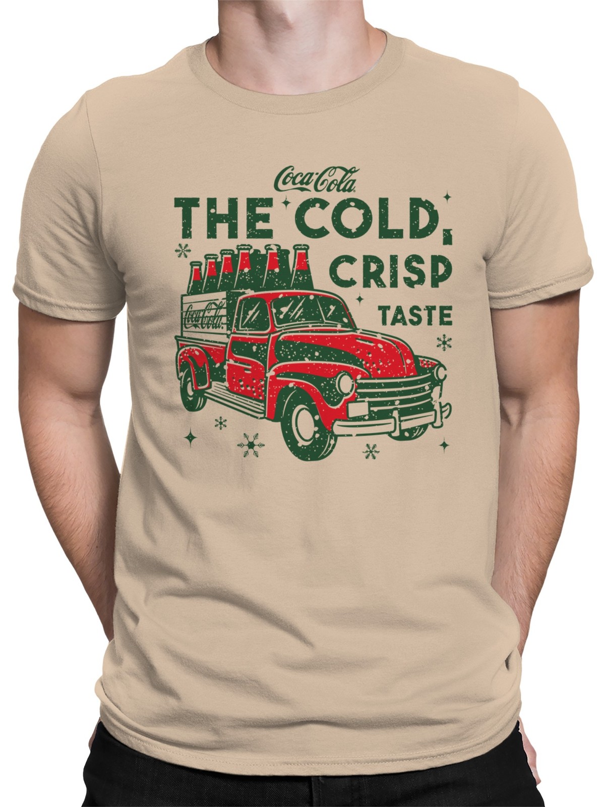 Officially Licensed Coca Cola Cold Crisp Vintage Men's T-shirt gallery