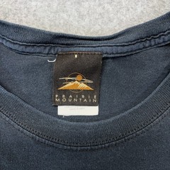 Prairie Mountain Sequoia Bear Moon T-Shirt Men’s 2XL Black Nature Distressed