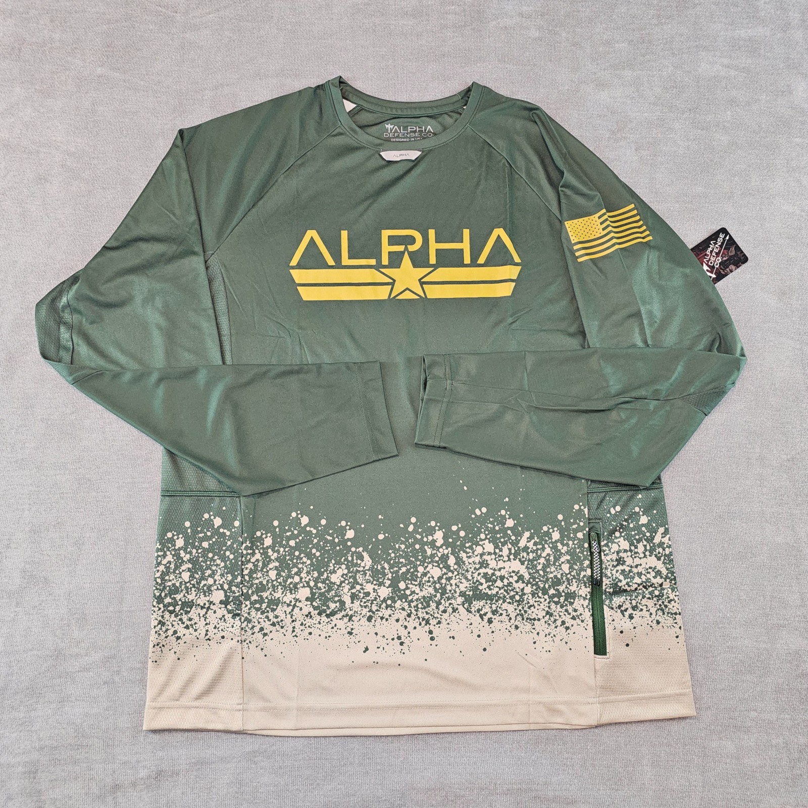 Tactical Performance SA Co. USA / Alpha Large Long Sleeve Shirt Green Salute New gallery