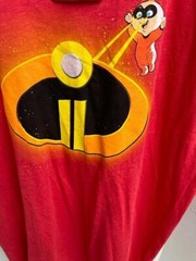 Disney Incredibles 2 Jack Jack Laser Eyes Tee Mens Large Red Y2K Streetwear