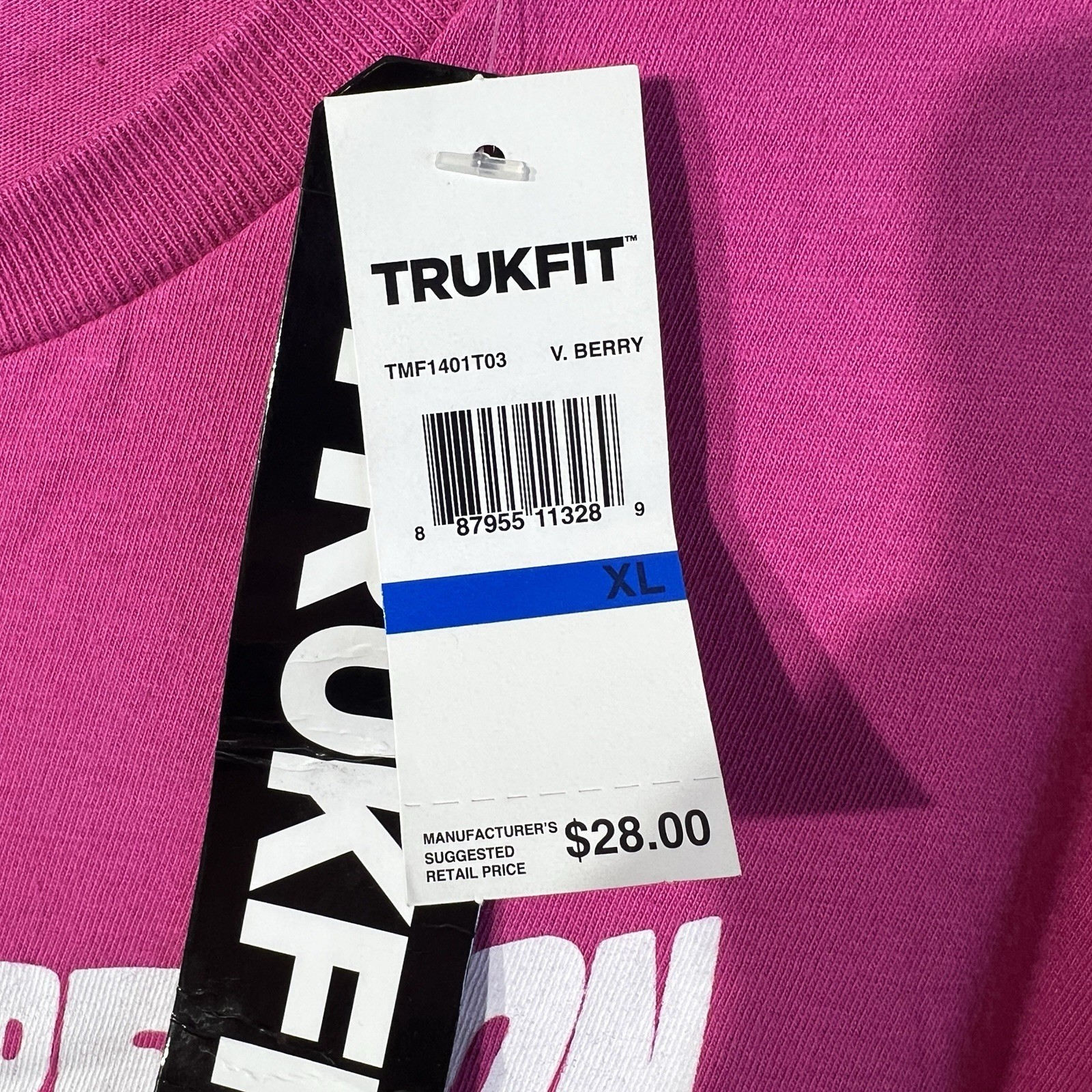 TRUKFIT Men's XL V. Berry Pink Short Sleeve Graphic T-Shirt Cotton El Salvador gallery