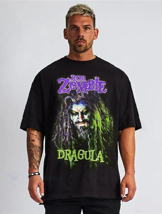 ROB ZOMBIE DRAGULA GROOVE METAL BLACK T SHIRTS PUNK ROCK T SHIRTS