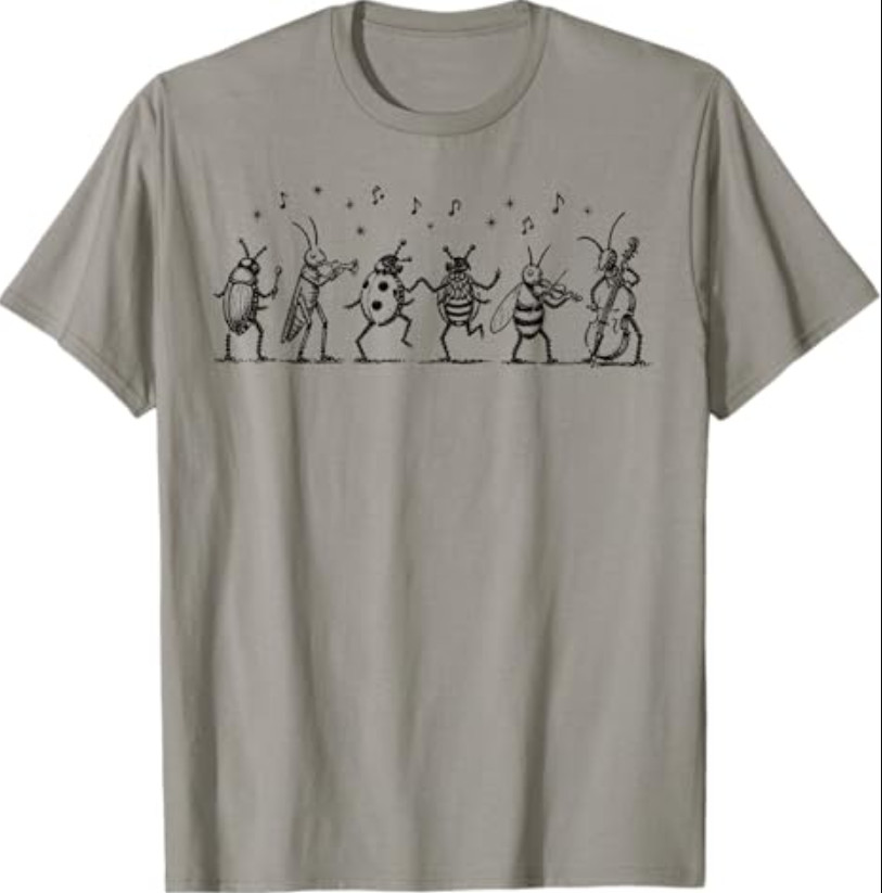 The Last of The Bugs Vintage Insect Music Humor Graphic T-Shirt gallery