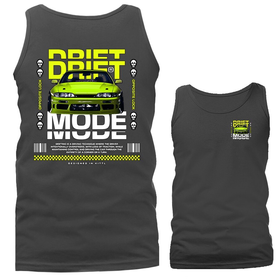 Drift Mode Imported Tuned Custom JDM Sports Car Tank Top gallery