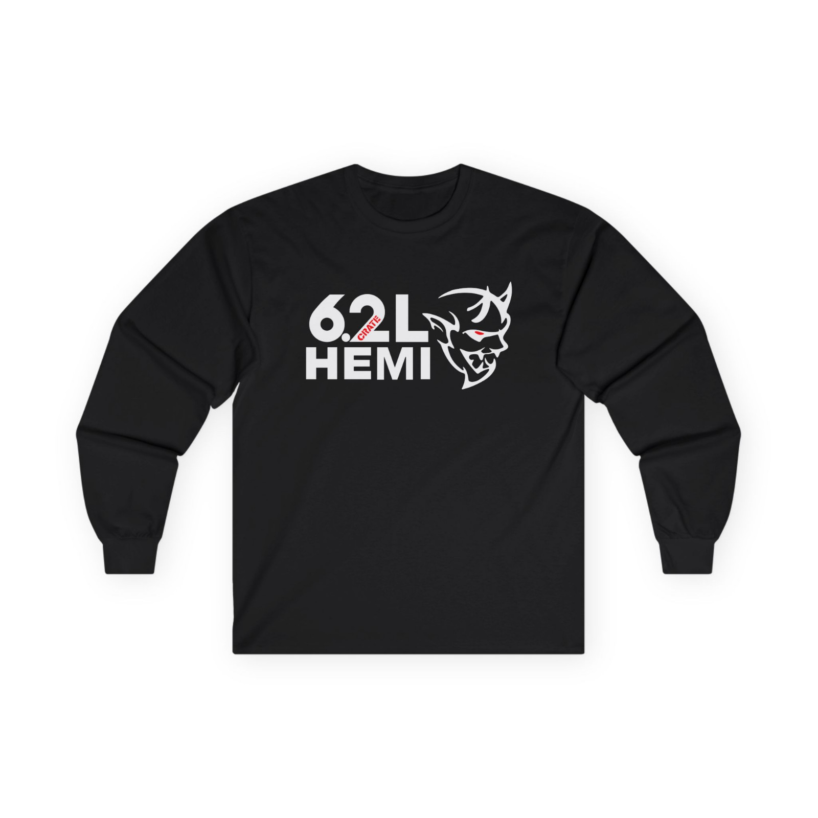 New SRT Demon 6.2L HEMI V8 Mopar Logo Men’s Long Sleeve T-Shirt American T-Shirt