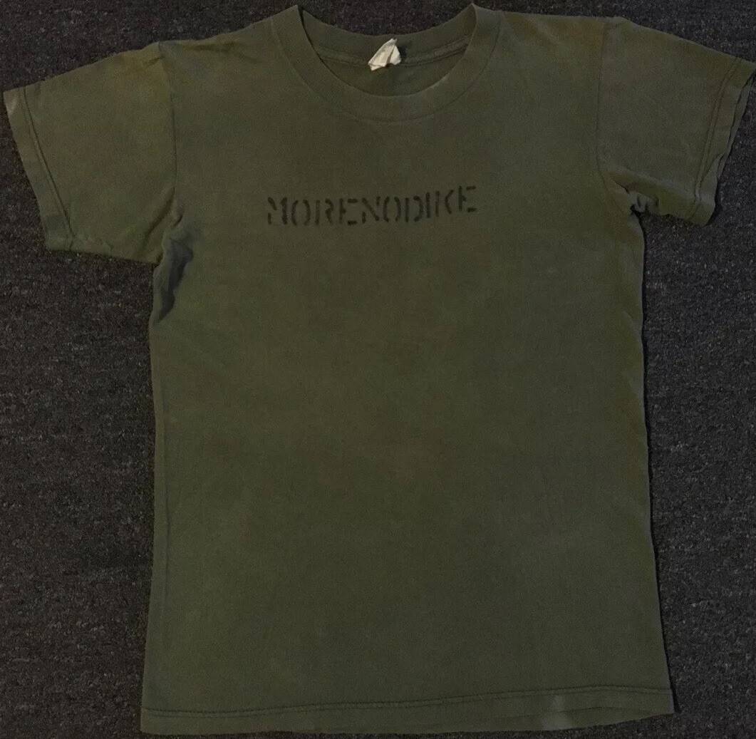 Vtg 90s US Army PFU Faded Distress Shirt S Military PE Track Grunge USMC Punk 80