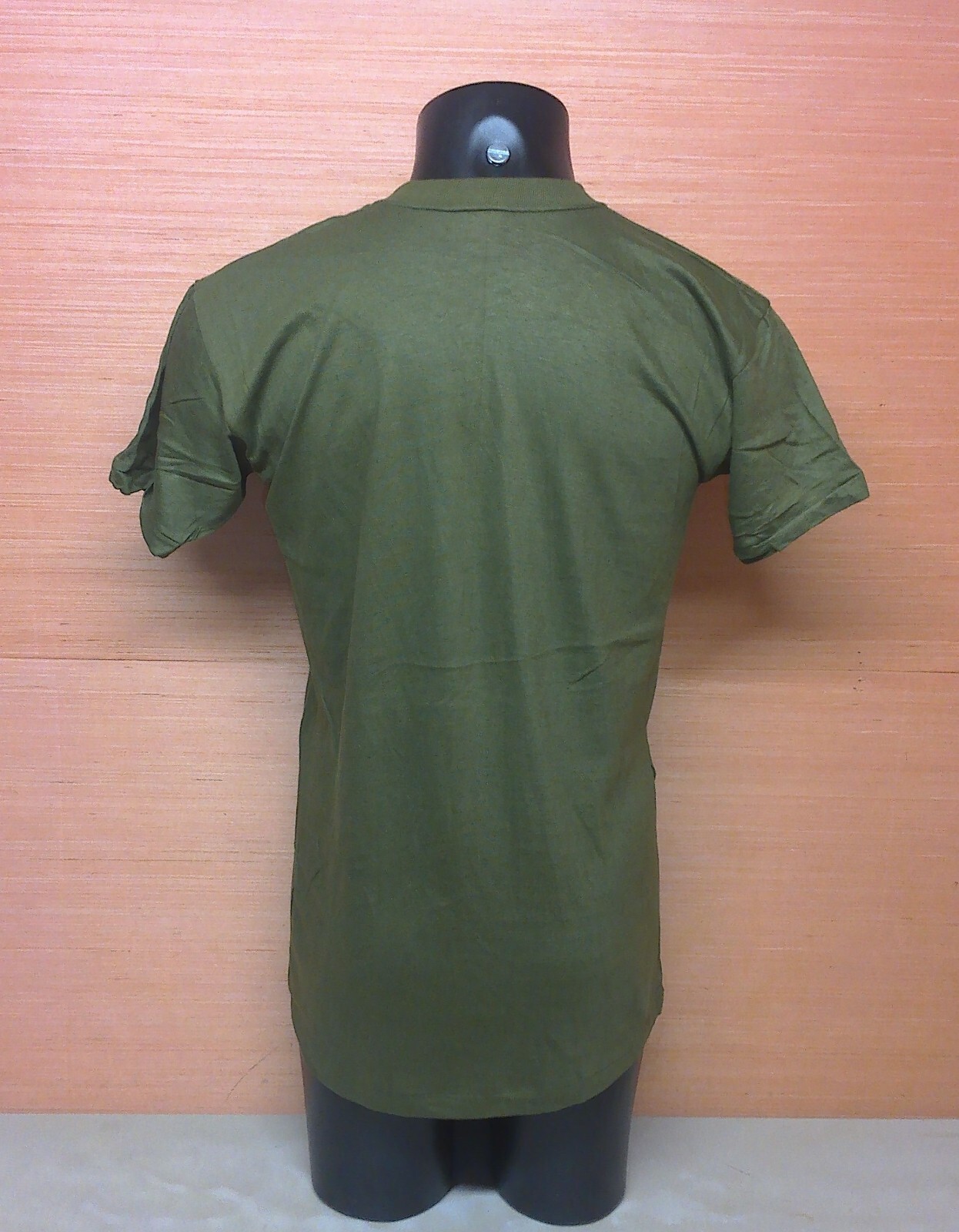 Vintage 1970's Era New Old Stock United States Army OD Green PT T-Shirt Medium gallery