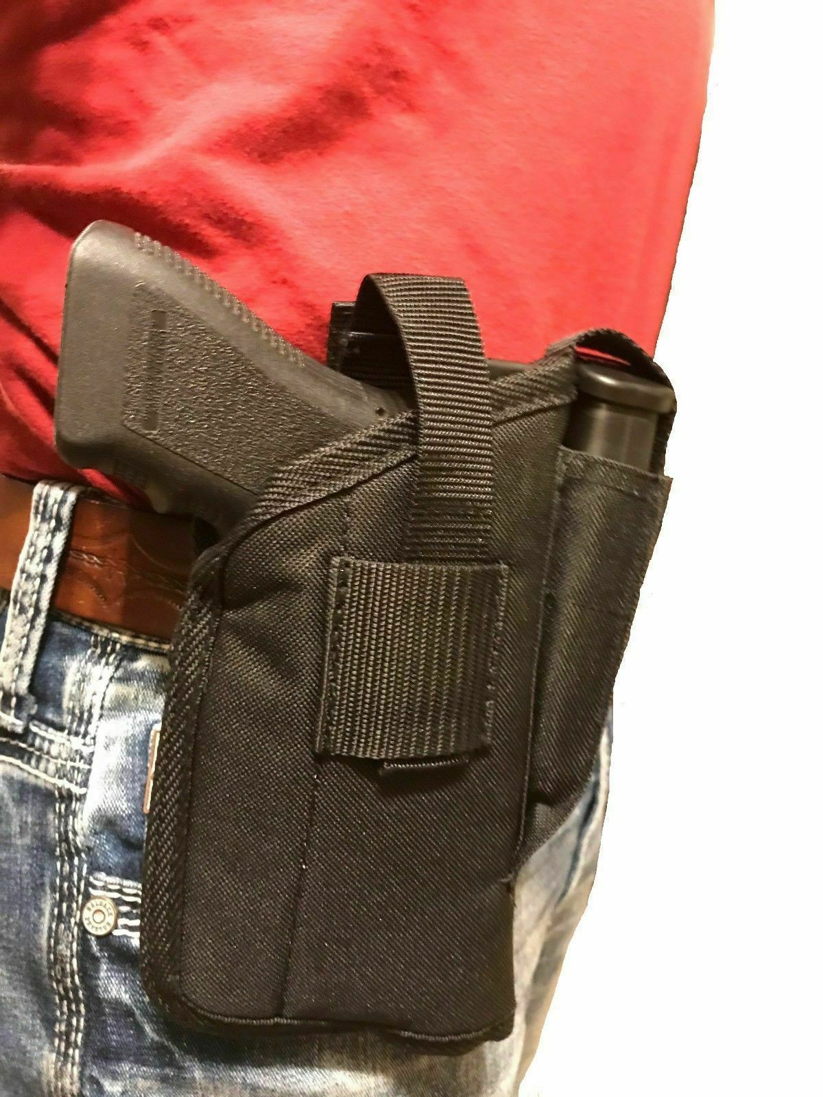 Gun Holster for Ruger 9E 9mm with TACTICAL FLASHLIGHT or LASER LIGHT COMBO