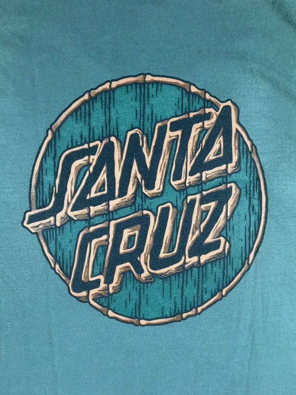 Santa Cruz Blue Bamboo Dot Graphic T-Shirt gallery