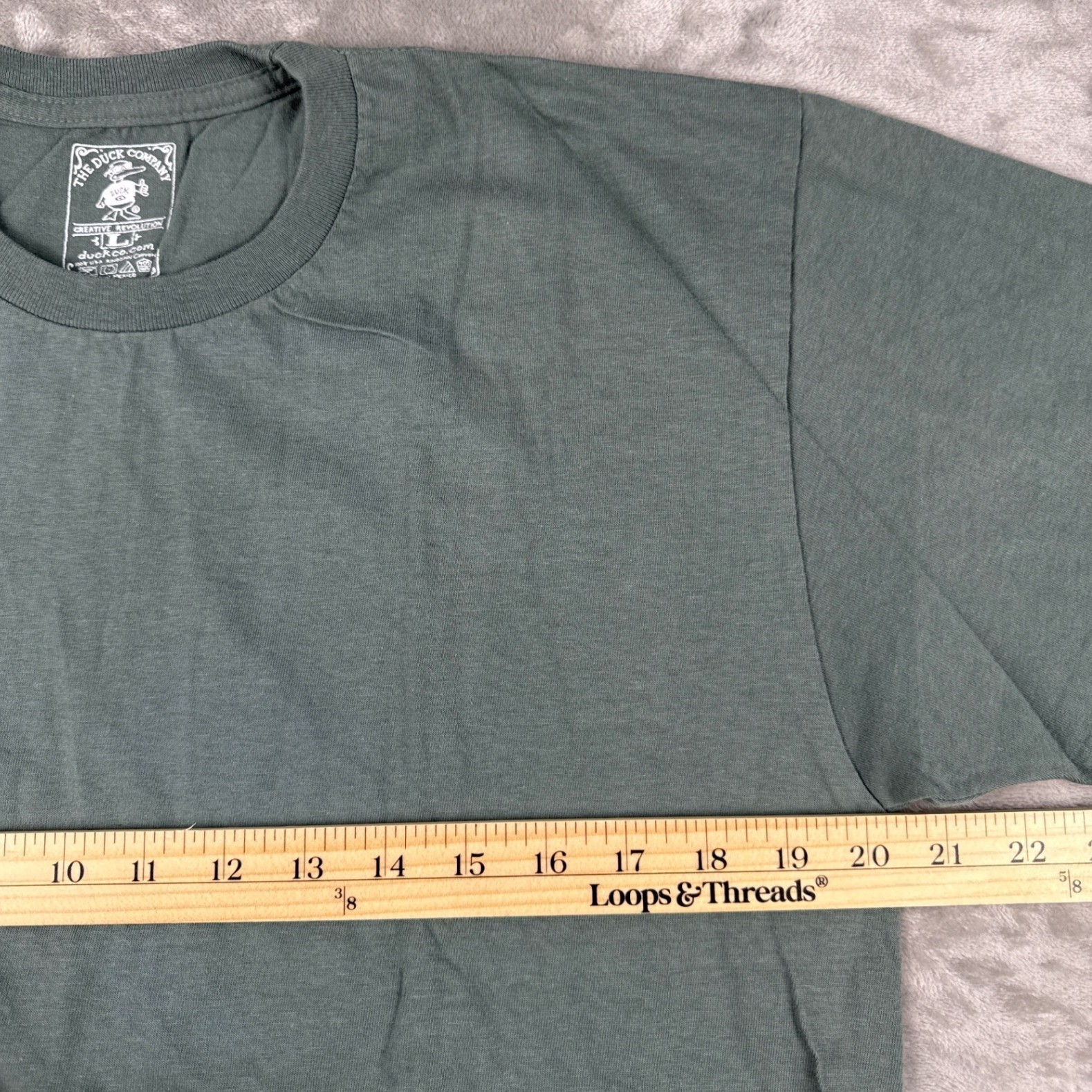 The Duck Company Mens Scuba Diving T-Shirt St John VI Olive Green Large USVI gallery