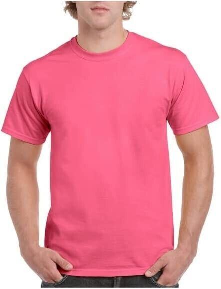 Gildan Mens Plain T Shirts Solid Cotton Short Sleeve Blank Tee Top Shirts S-3XL gallery