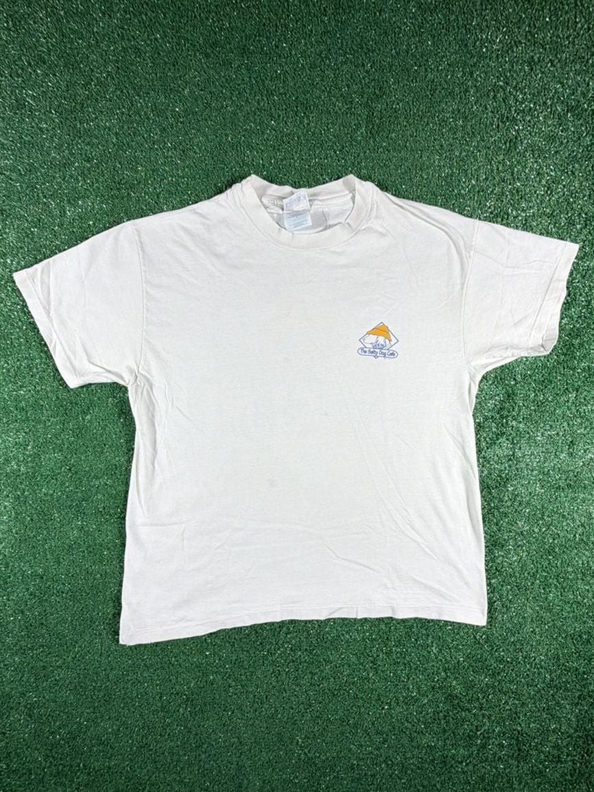 Vintage Salty Dog Cafe T Shirt Mens L Blue South Beach Hilton Head Destination gallery