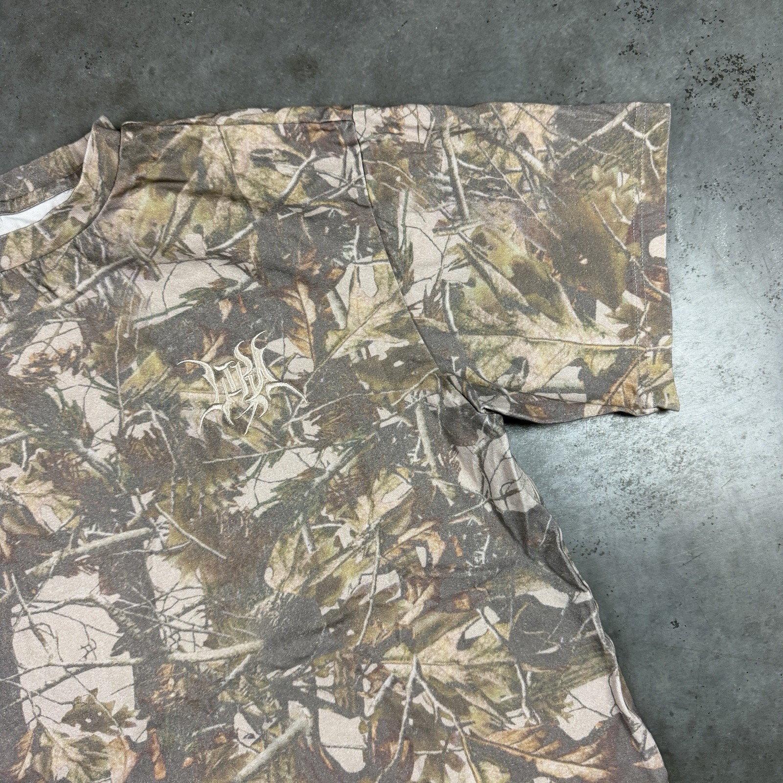 Lira CRTV SCTV T Shirt Mens XL Green Camouflage Boxy Logo Preowned gallery
