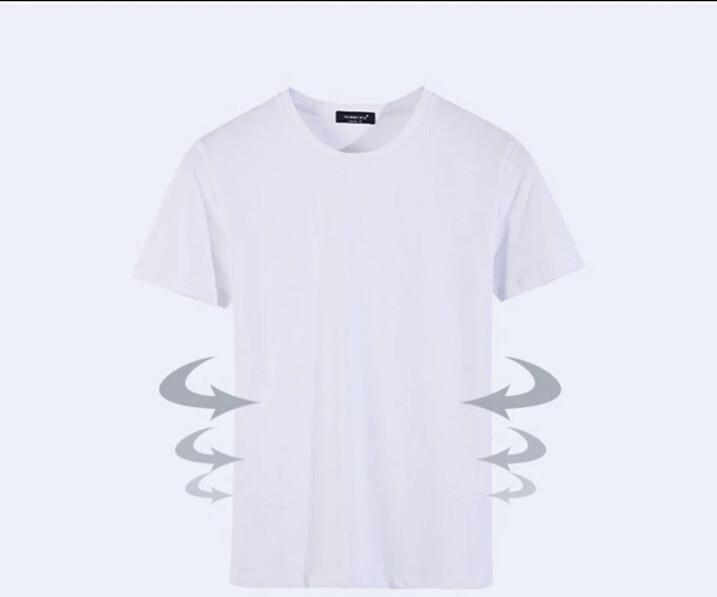 Hanes 2135Z0 T-Shirt for Men, - White/black gallery