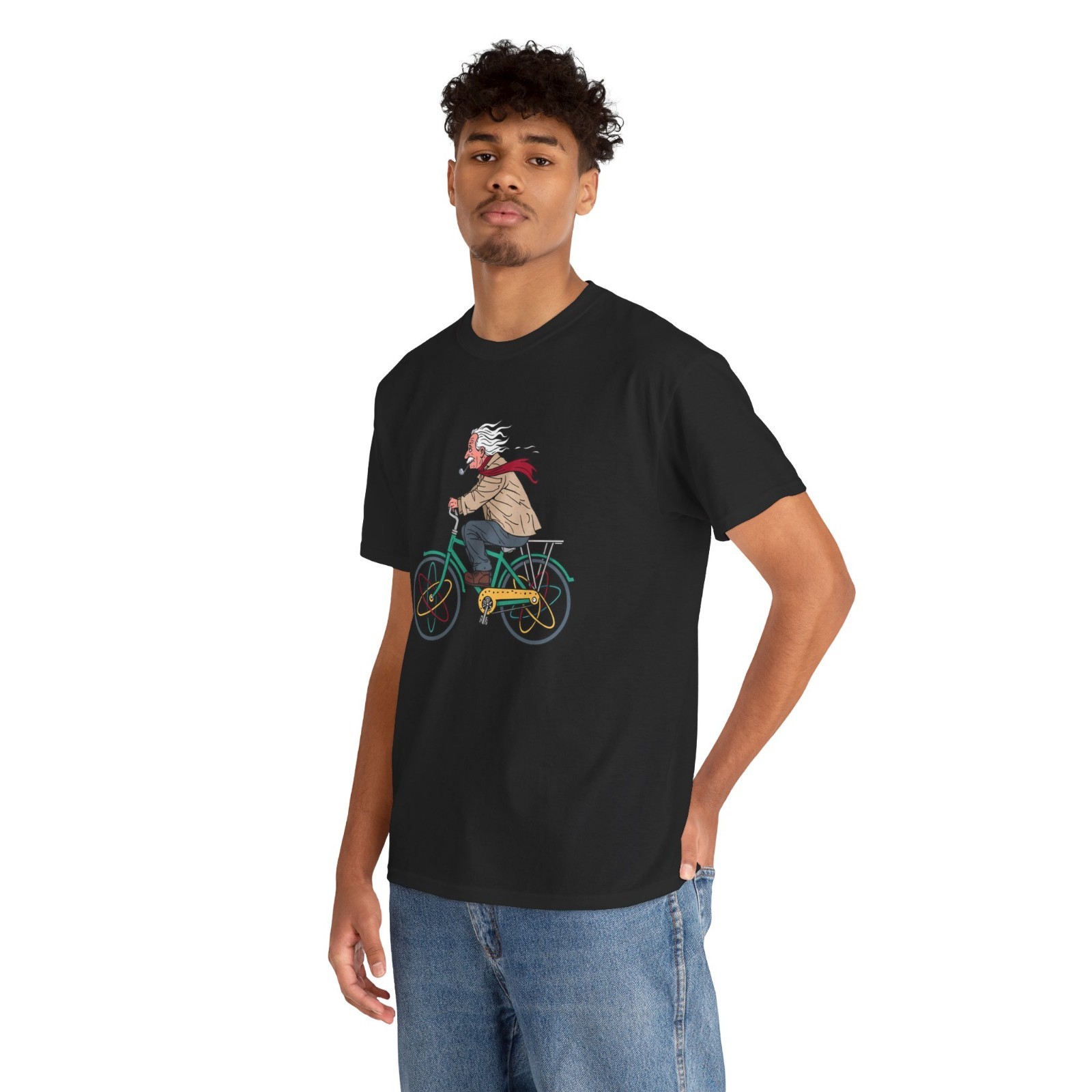 Atomic Bicycle Science Professor Men Kids Chemistry T-Shirt gallery