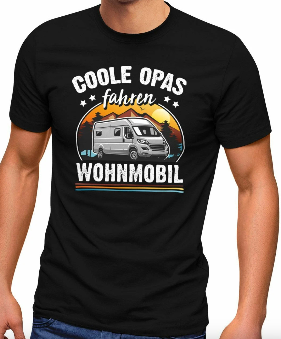 Mens T Shirt Camping Cool Grandad Driving Motorhome Gift For Grandad gallery