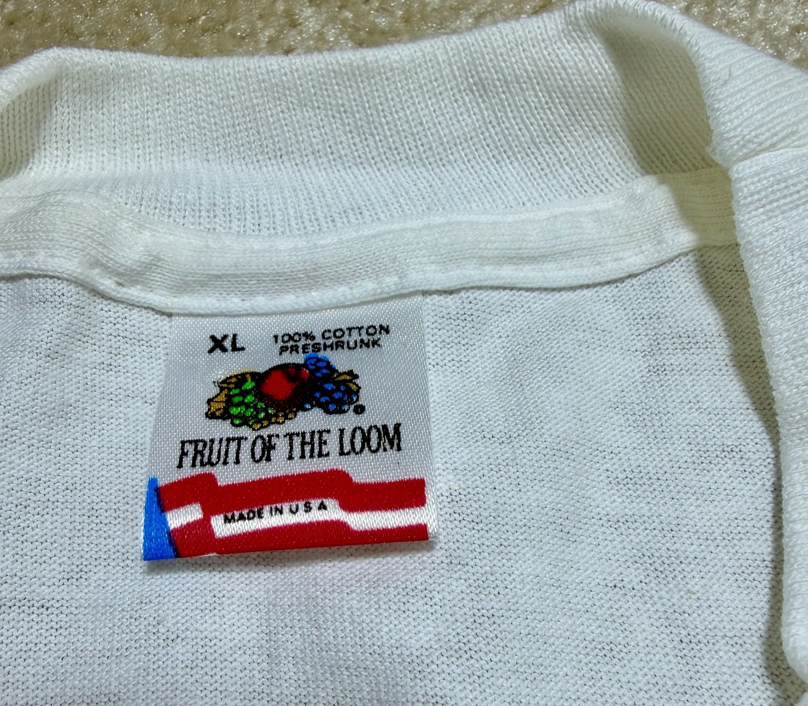 Vintage Fruit of the Loom Country U.S.A. The Best There Is! Single Stitch TShirt gallery