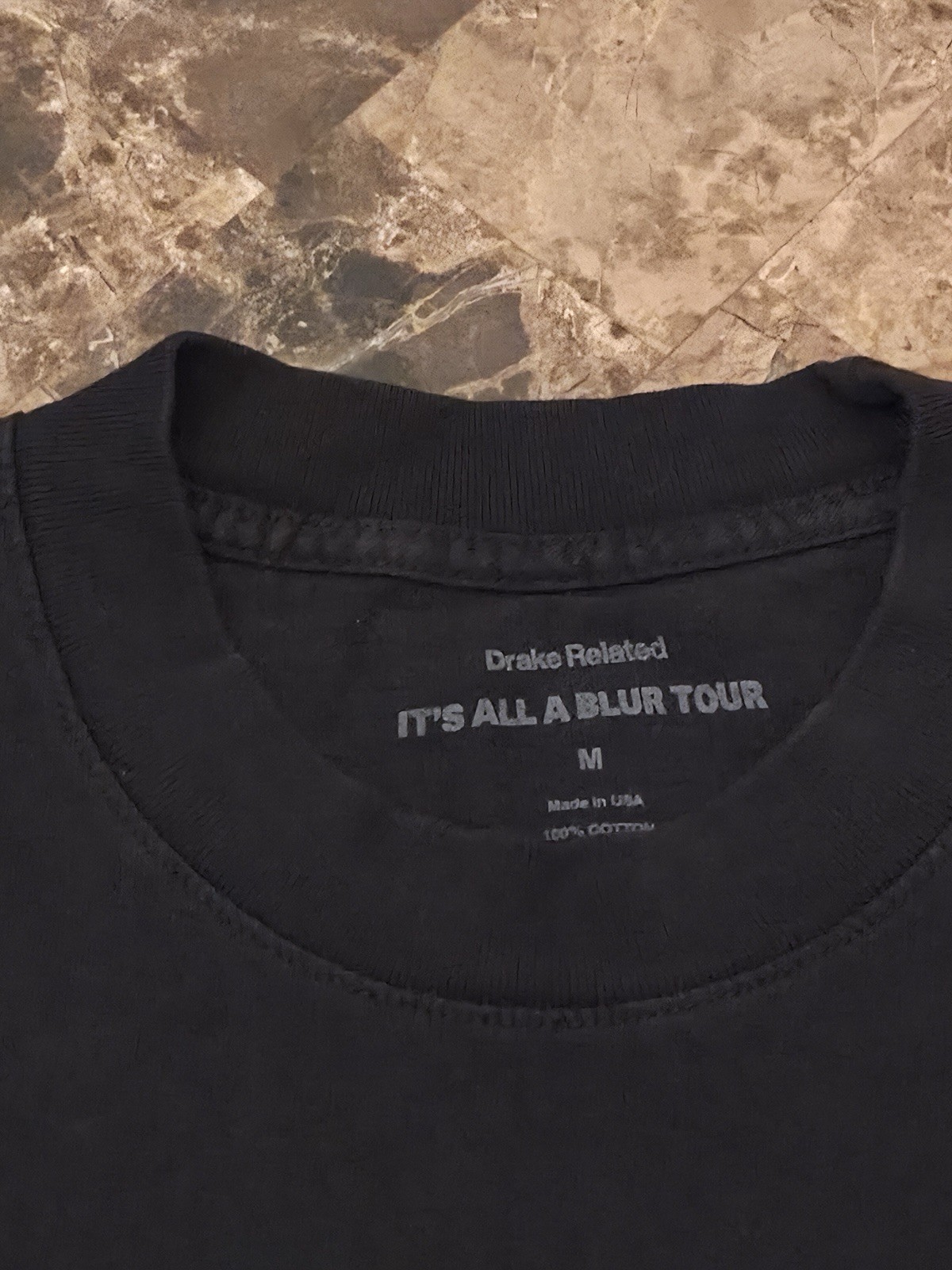 2023 Drake IAAB Its All A Blur US Tour T-shirt Hip Hop Concert Merch Size M gallery